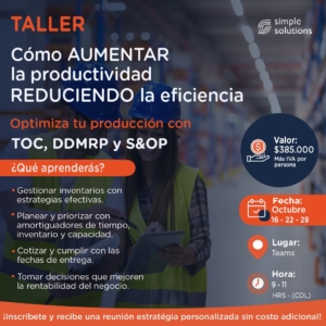 Taller Virtual: Aumentar la Productividad Reduciendo la Eficiencia